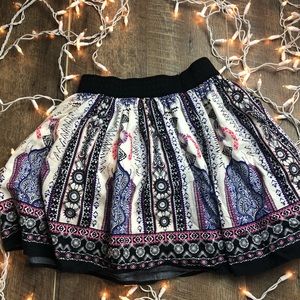 Different pattern beautiful skirt